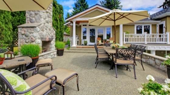 Concrete patios can be an eyesore, but with a little work, they can be transformed into stunning retreats.